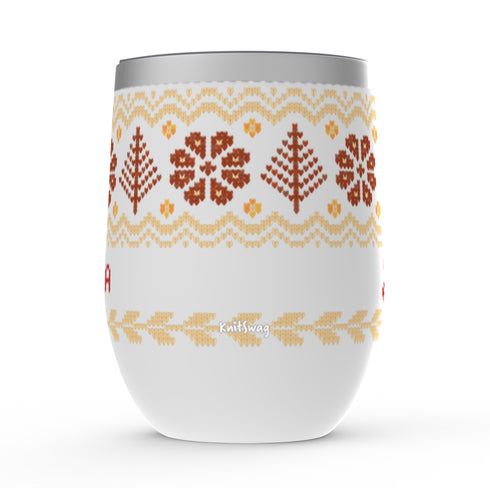 Autumnal Forest Stemless Wine Tumblers